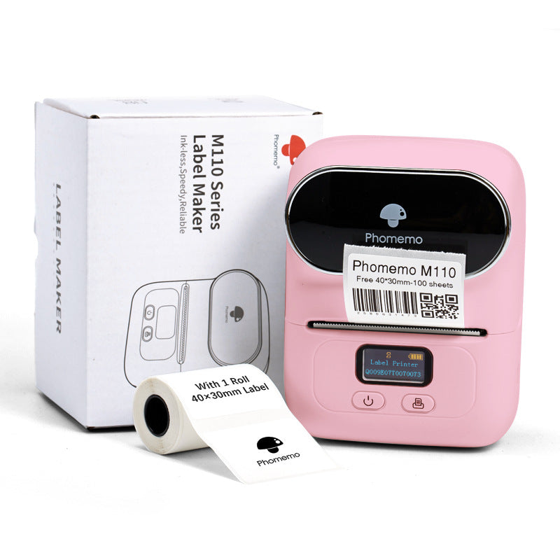 phomemo price label printer household clothing tag thermal printer handheld barcode printer