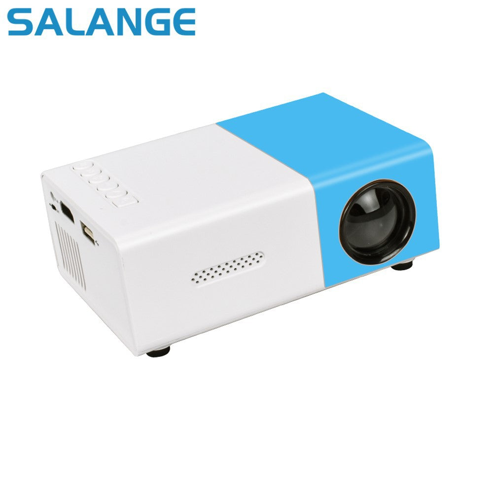 YG300 Mobile Phone Same Screen Mini Projector Home Portable HD 1080 Projector Home Projector