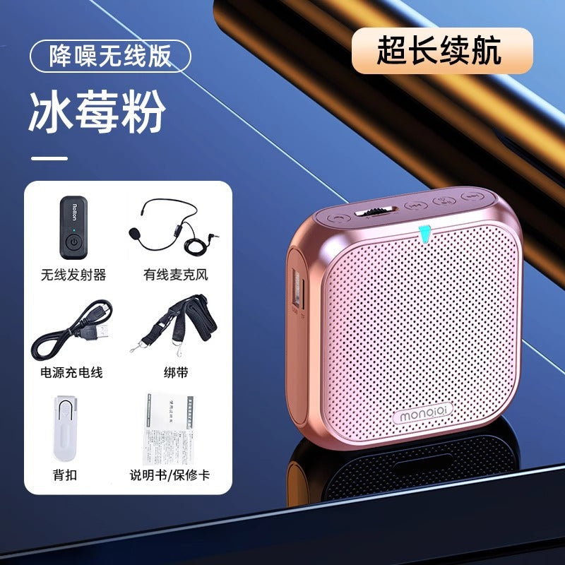 Monqiqi bee loudspeaker machine special wireless microphone for Teachers teacher lecture headset speaker Bluetooth