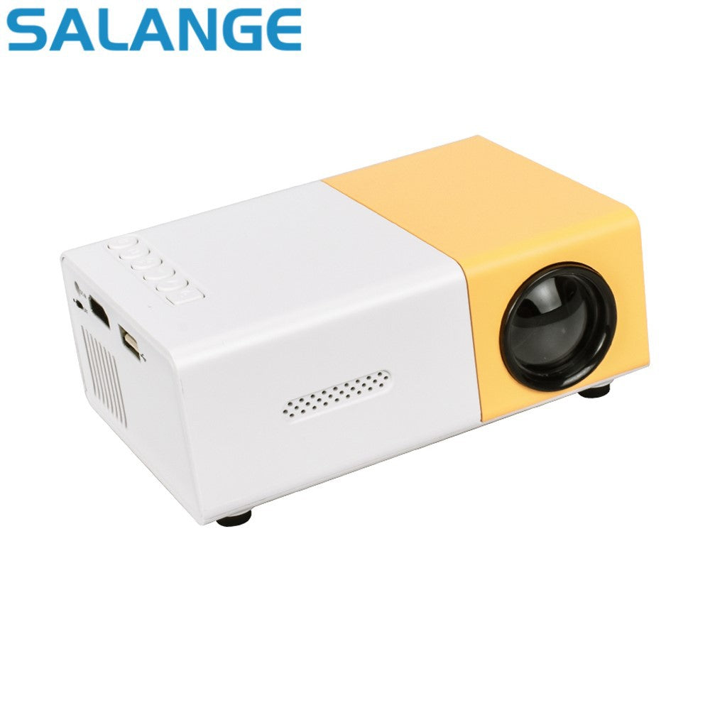 YG300 Mobile Phone Same Screen Mini Projector Home Portable HD 1080 Projector Home Projector