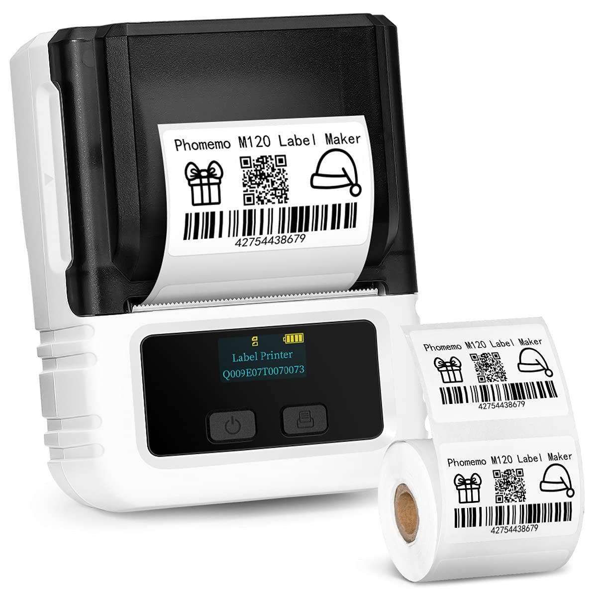 phomemo price label printer household clothing tag thermal printer handheld barcode printer