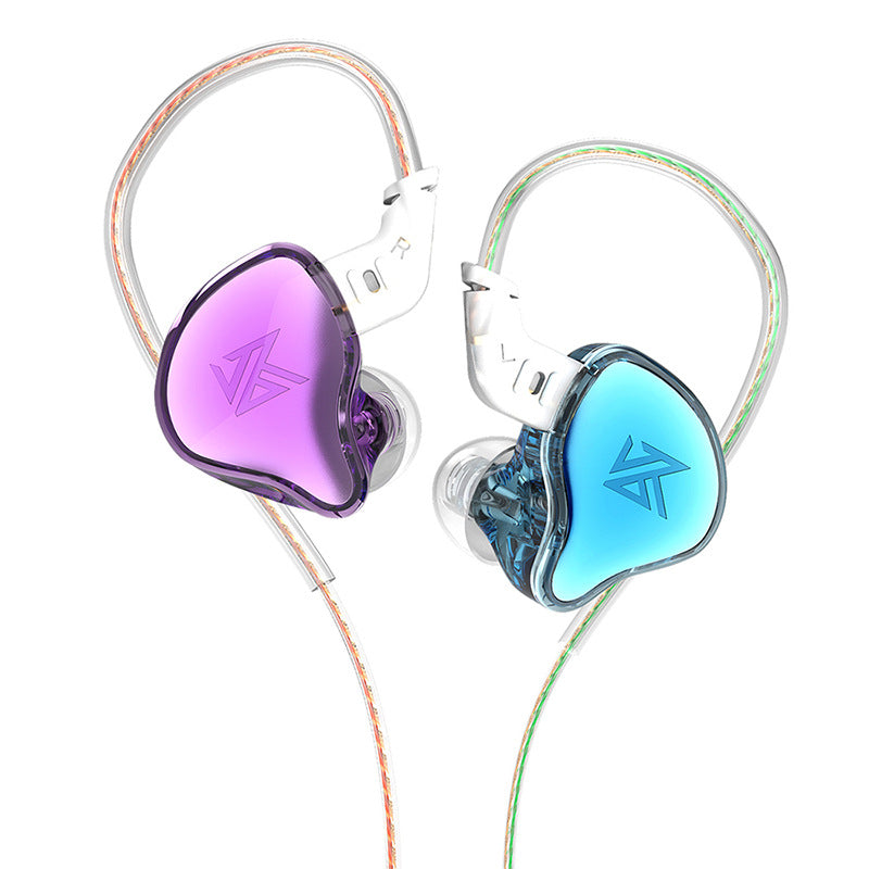 KZ-EDC in-ear wired HIFI monitor headset high color value bass game eat chicken mobile phone computer Universal