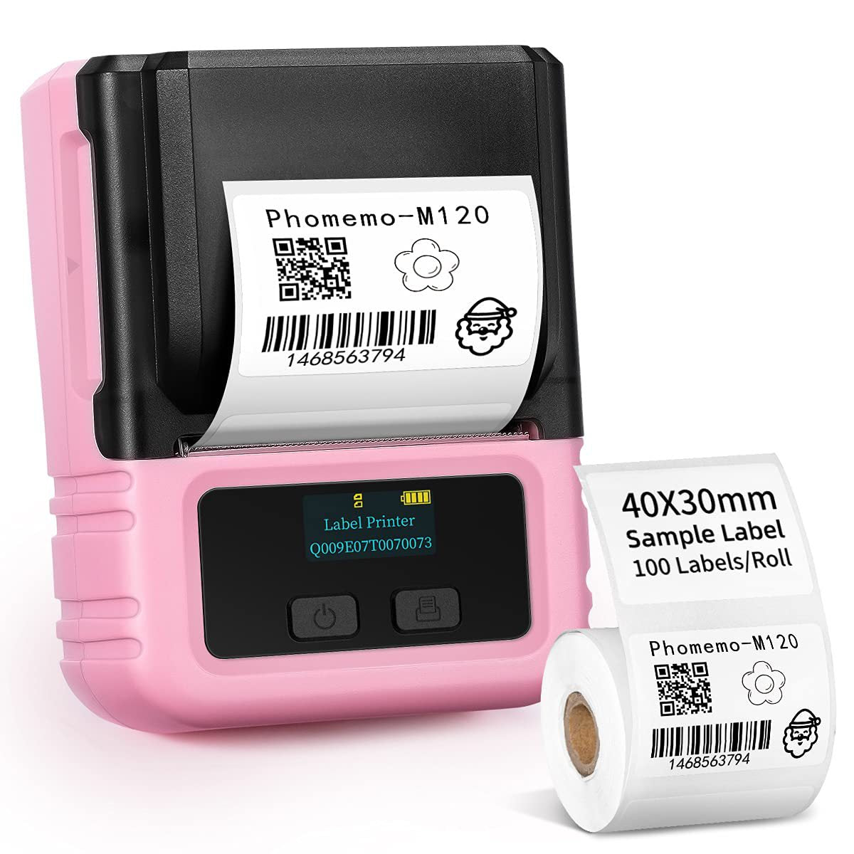 phomemo price label printer household clothing tag thermal printer handheld barcode printer