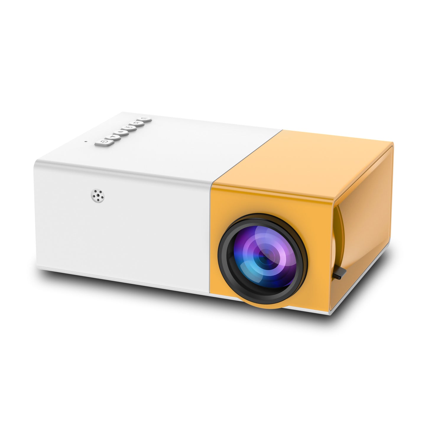 YG300 Mobile Phone Same Screen Mini Projector Home Portable HD 1080 Projector Home Projector