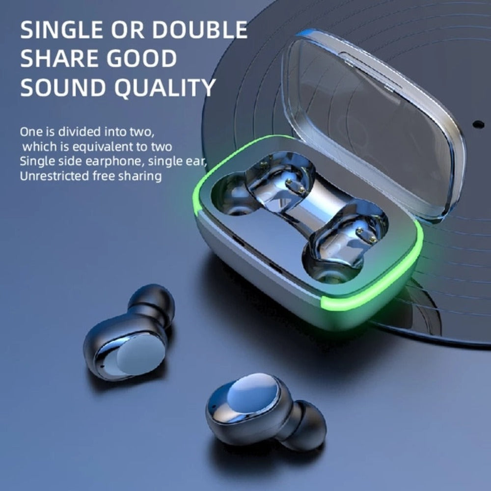 Dragon Heavy Bass True Wireless Bluetooth 5.1 earbuds - Remarkable Finds