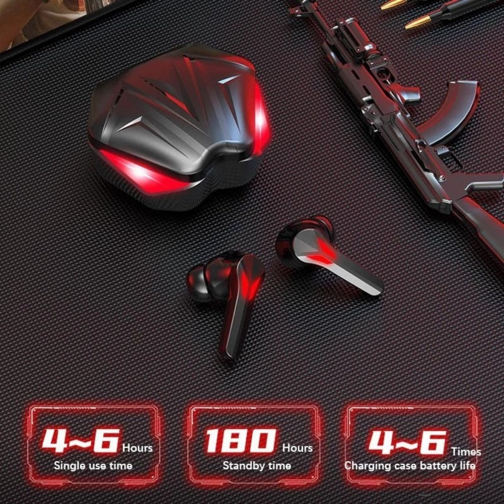 Dragon Red Flame Bluetooth Earbuds - Remarkable Finds