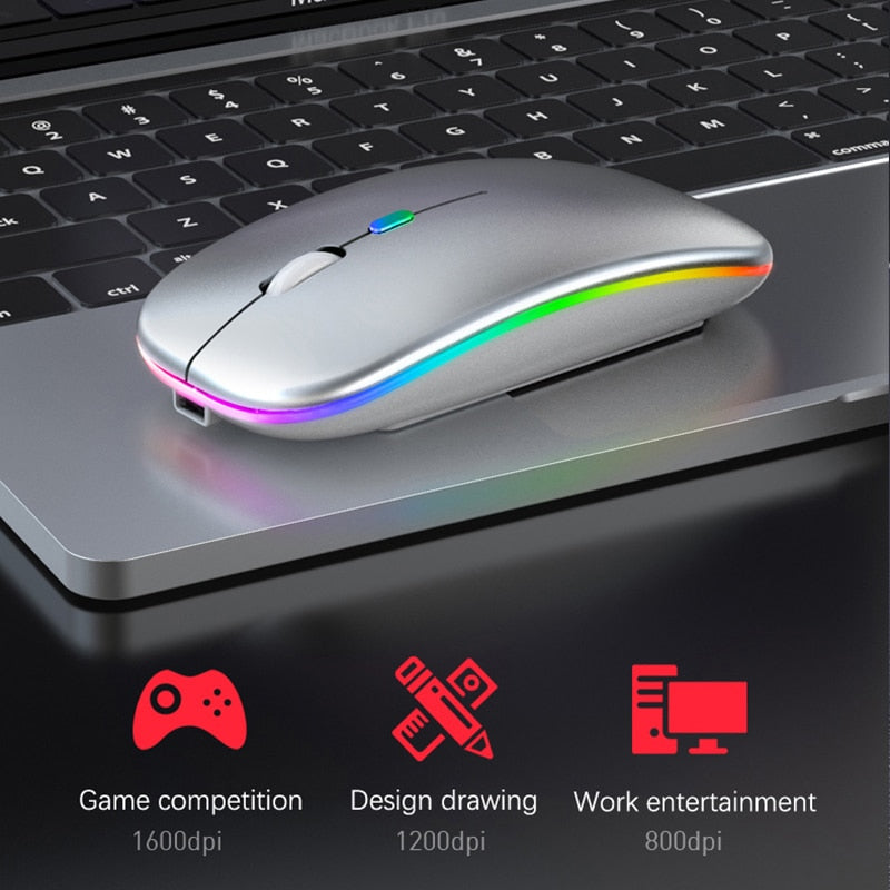 RGB Wireless Bluetooth Mouse - Remarkable Finds