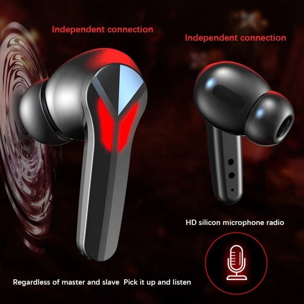 Dragon Red Flame Bluetooth Earbuds - Remarkable Finds