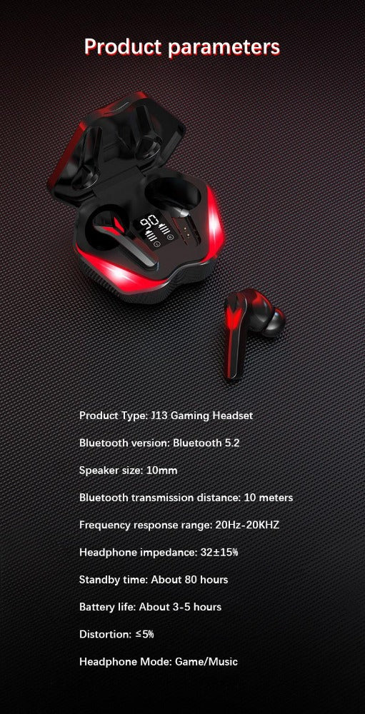 Dragon Red Flame Bluetooth Earbuds - Remarkable Finds