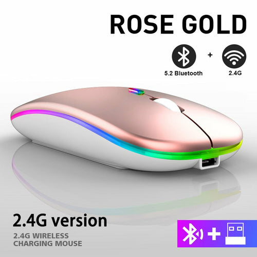 RGB Wireless Bluetooth Mouse - Remarkable Finds