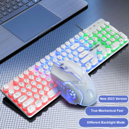 Dragon LED Backlight Gaming USB Wired Keyboard Mouse Set - Remarkable Finds