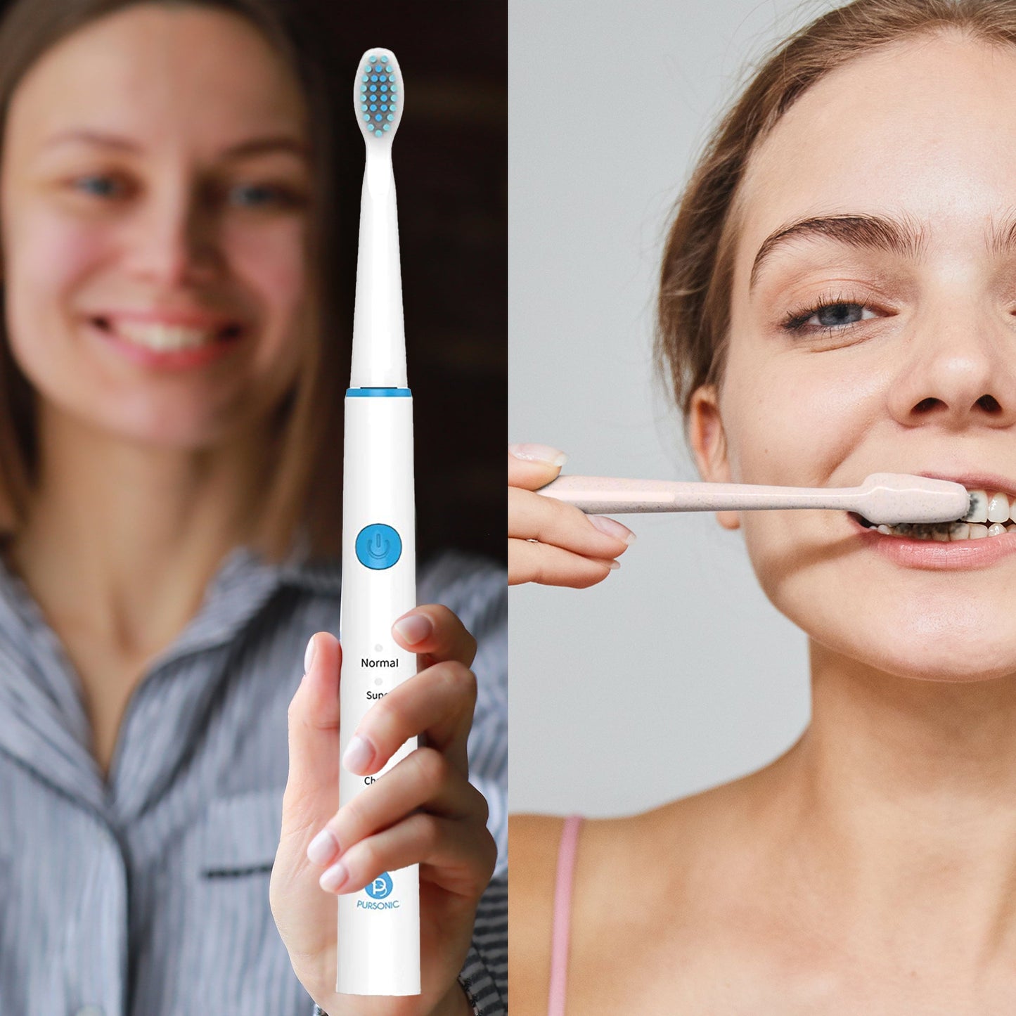 USB Rechargeable Rotary Toothbrush + Freebie Activated Coconut