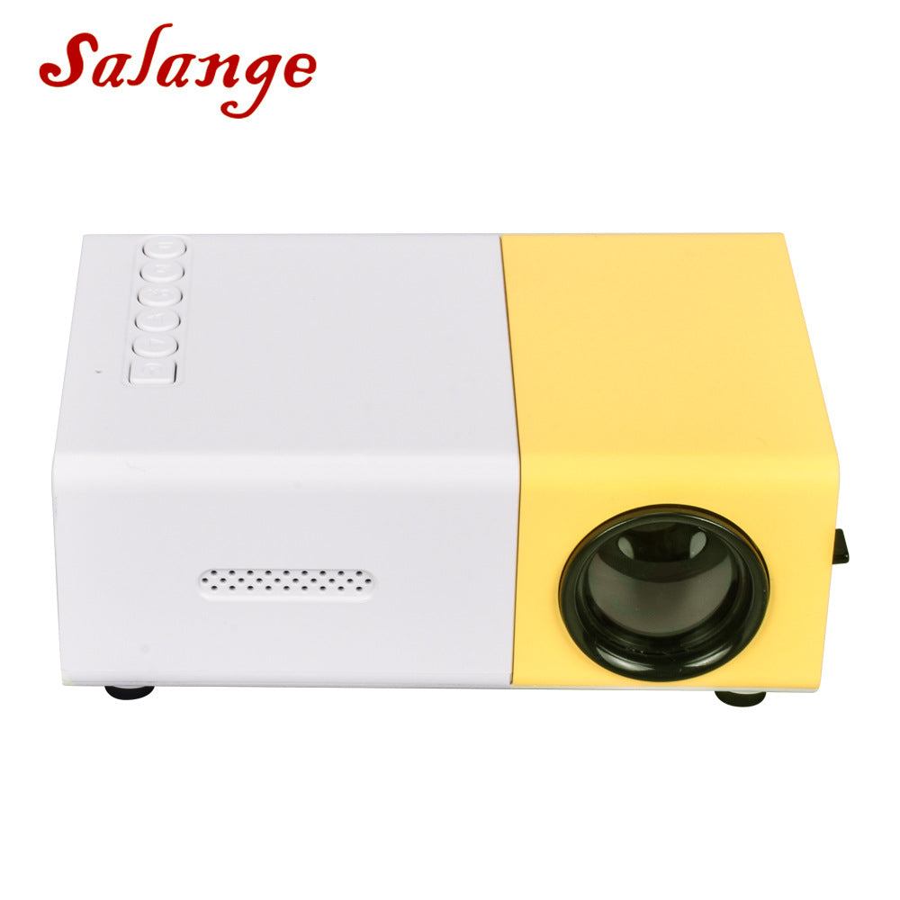 YG300 Mobile Phone Same Screen Mini Projector Home Portable HD 1080 Projector Home Projector