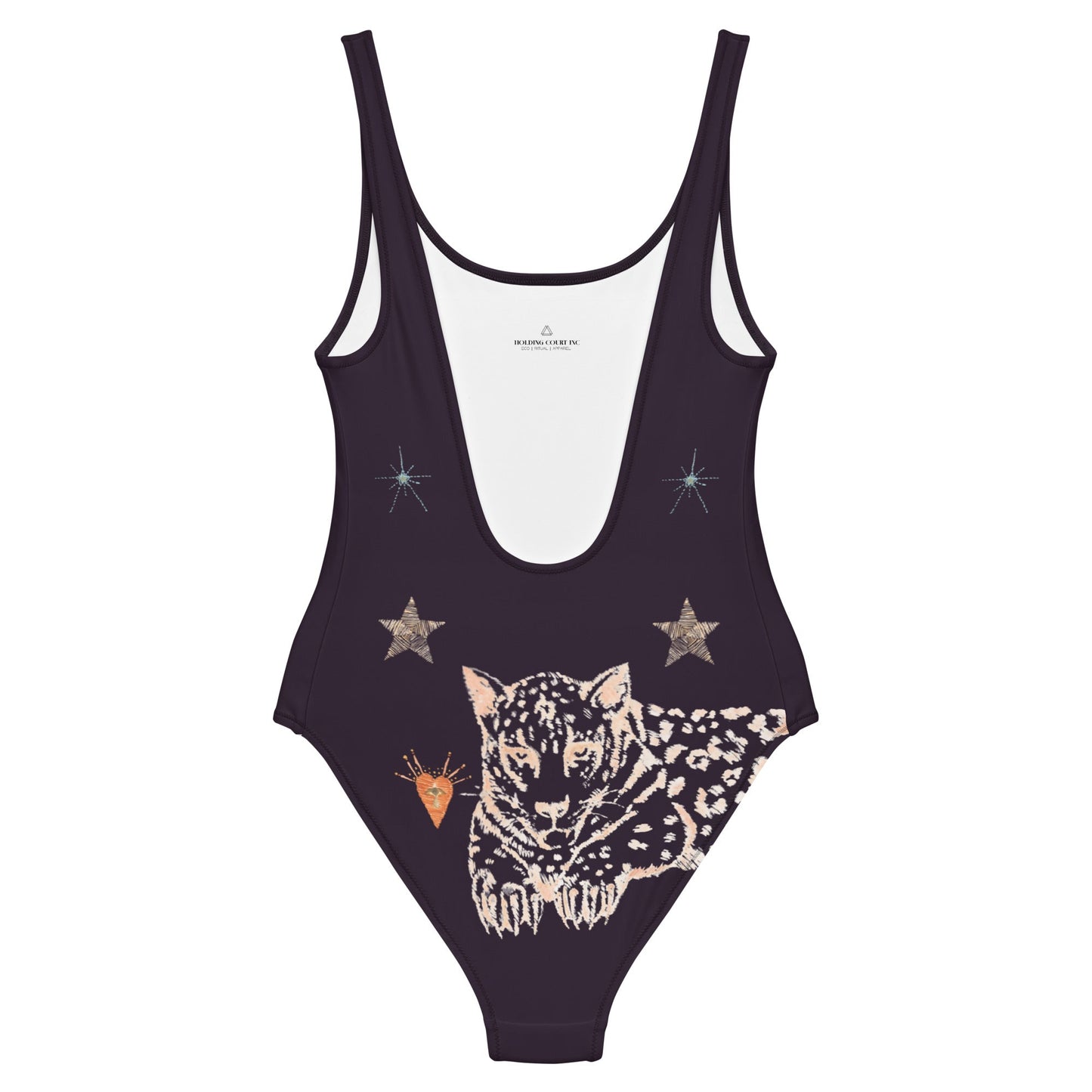 Lyra One Piece Swimsuit in Black Jaguar