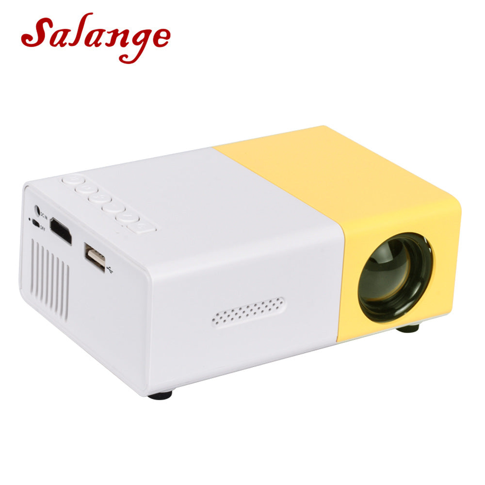 YG300 Mobile Phone Same Screen Mini Projector Home Portable HD 1080 Projector Home Projector