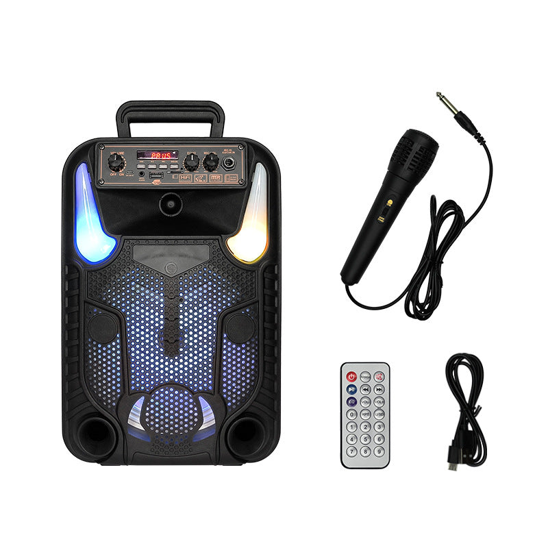 2023 new professional home Bluetooth audio 8-inch mini subwoofer karaoke outdoor live Speaker