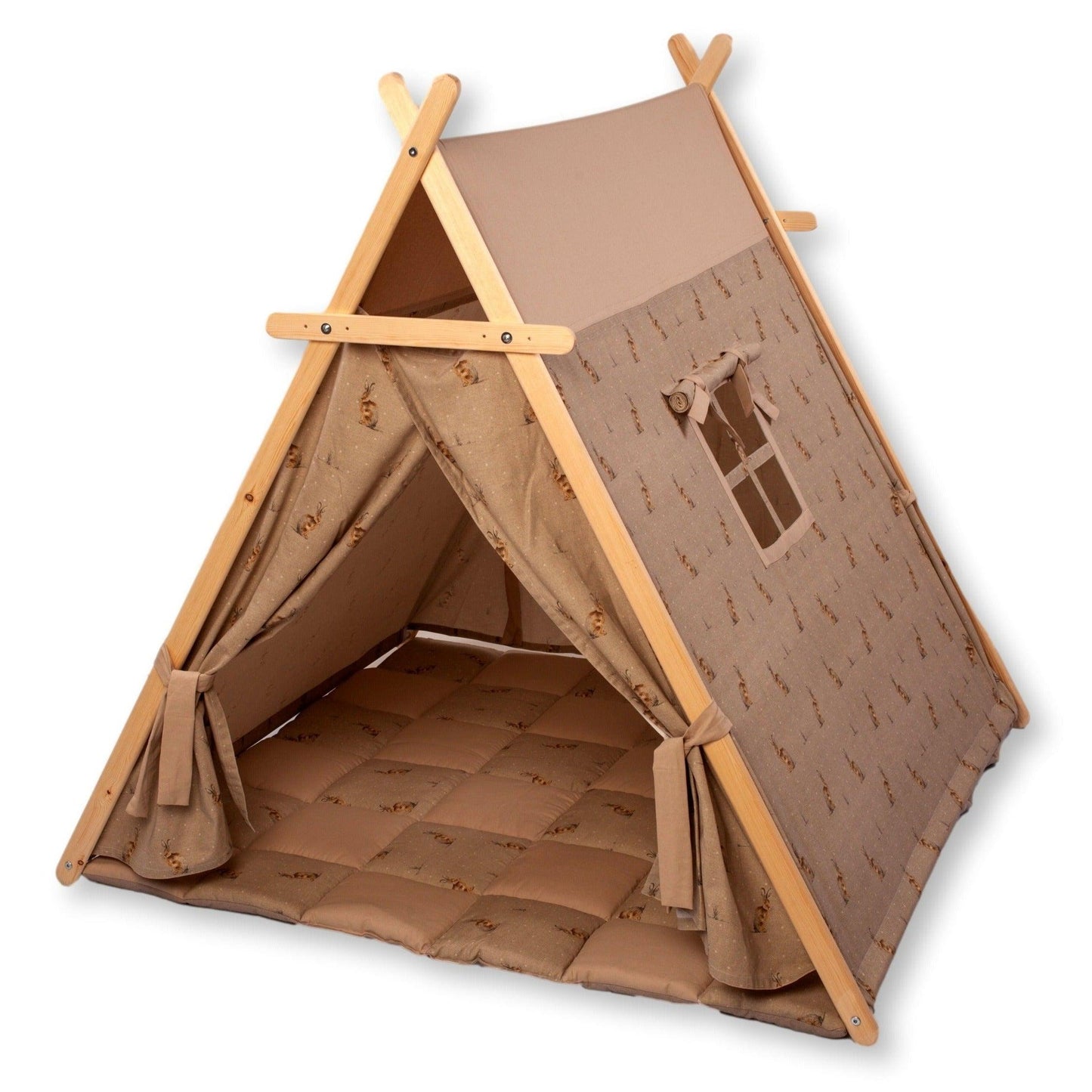 Bunny Play Tent & Play Mat | Indoor Teepee for Kids