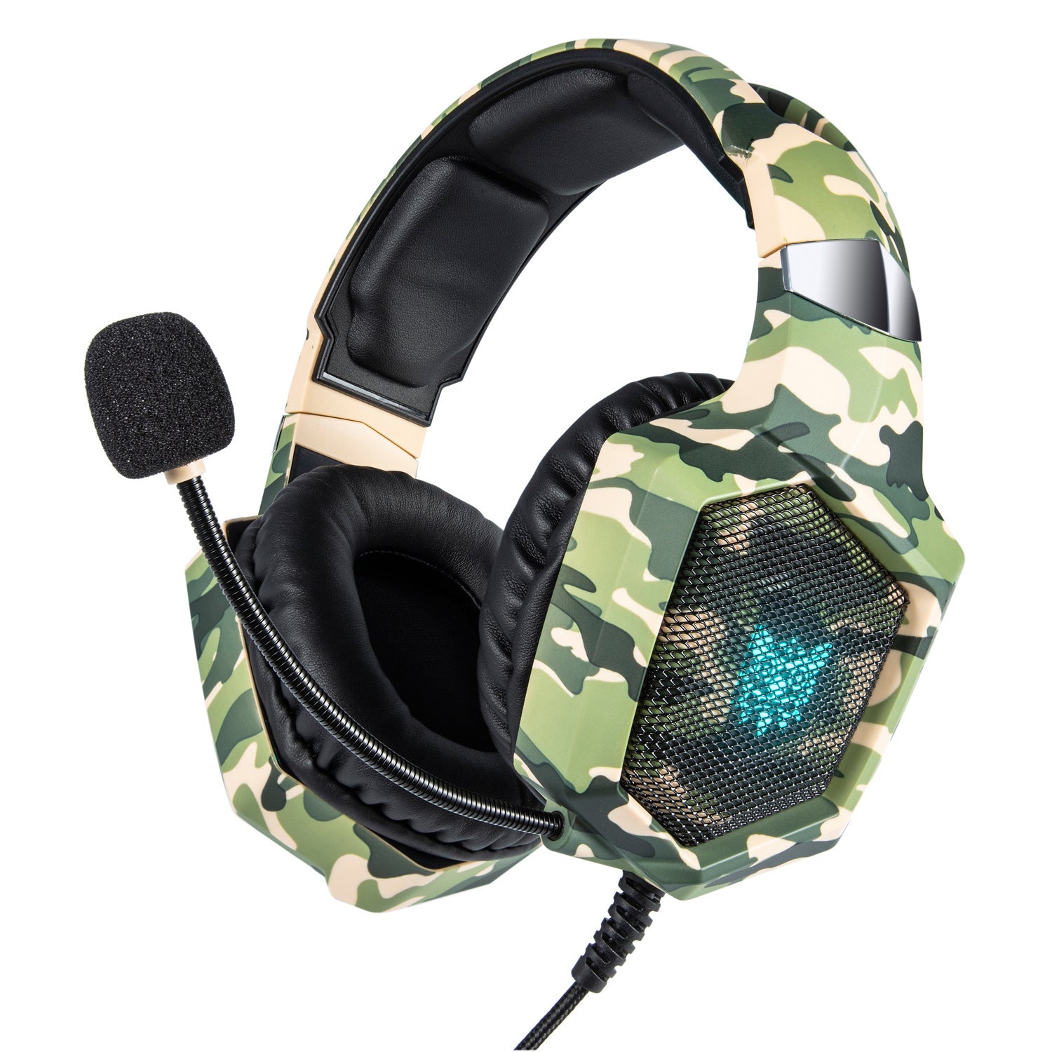 USA - ONIKUMA k8 camouflage e-sports headset wired game headset eating chicken headset wholesale