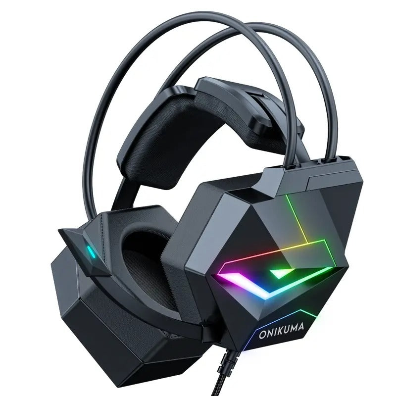 USA - ONIKUMA X20 Professional Gaming Computer Headset Over-Ear with Microphone Earphone