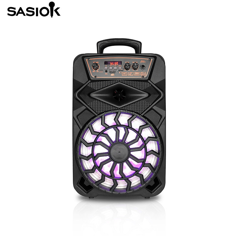 2023 new professional home Bluetooth audio 8-inch mini subwoofer karaoke outdoor live Speaker