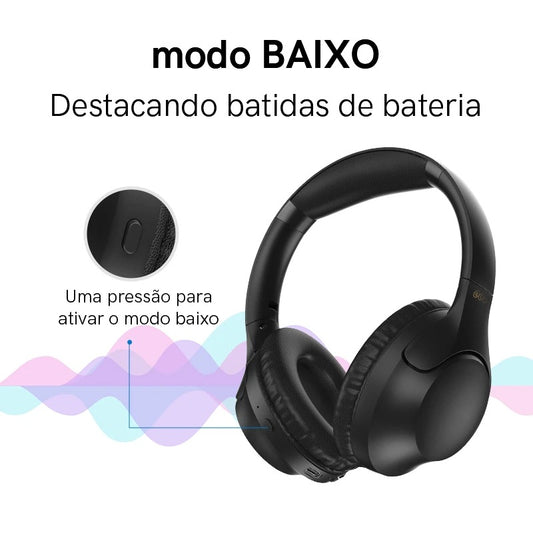 Tai nghe không dây QCY H2 Bluetooth 5.3 Tai nghe BASS HIFI Stereo Tai nghe độ trễ thấp 78ms cho âm nhạc, chơi game, thời gian phát 60 giờ