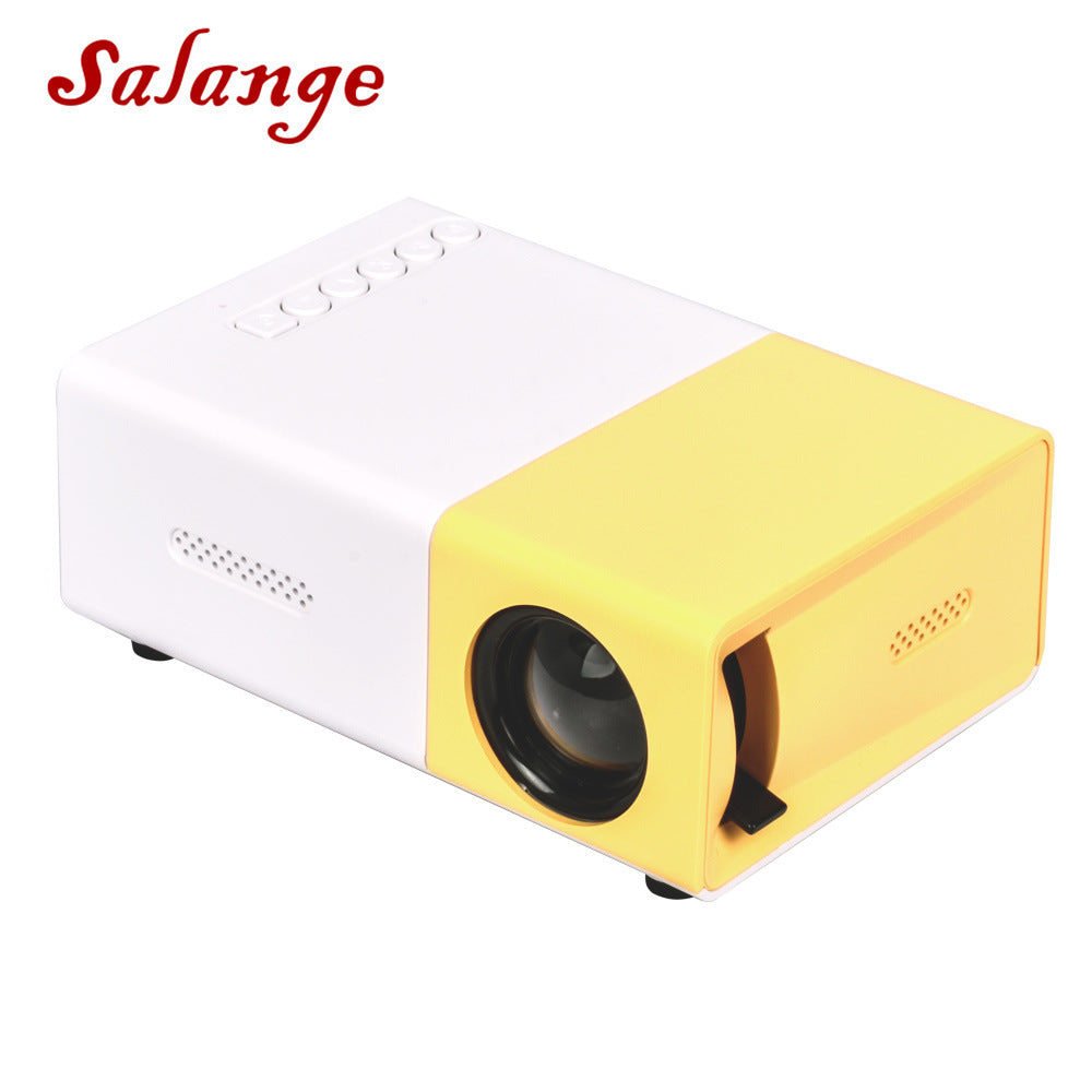 YG300 Mobile Phone Same Screen Mini Projector Home Portable HD 1080 Projector Home Projector