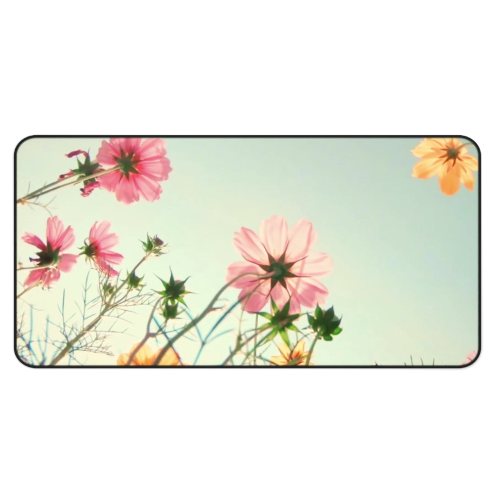 Flowers In The Field Desk Mat