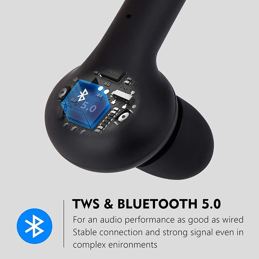 Tai nghe không dây TWS điều khiển cảm ứng Bluetooth chống nước 