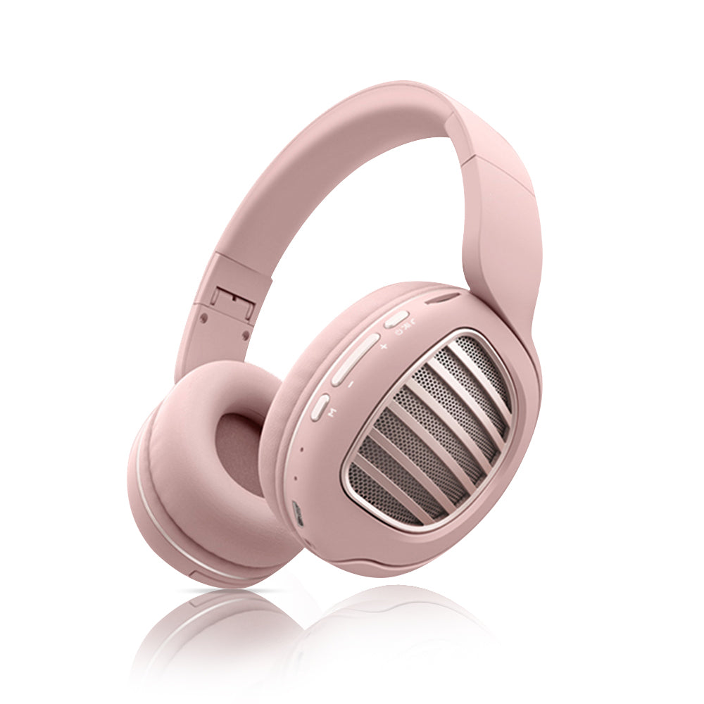 Foldable Wireless noise cancelling bluetooth headphone with mic