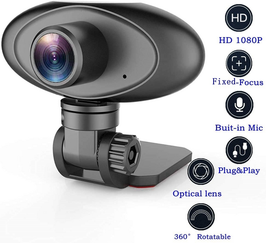 HD 1080P Webcam Noise Reducing USB Computer Desktop Camera - Remarkable Choice