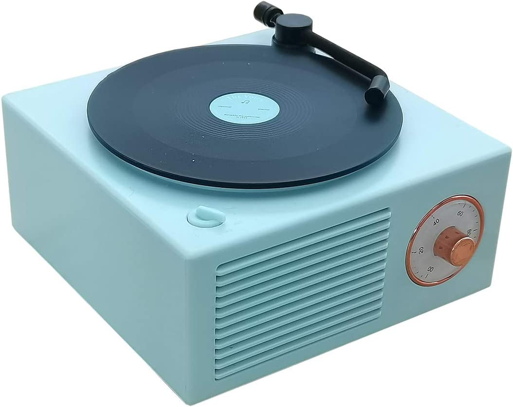 Loa Bluetooth không dây Retro Mini Vinyl Records