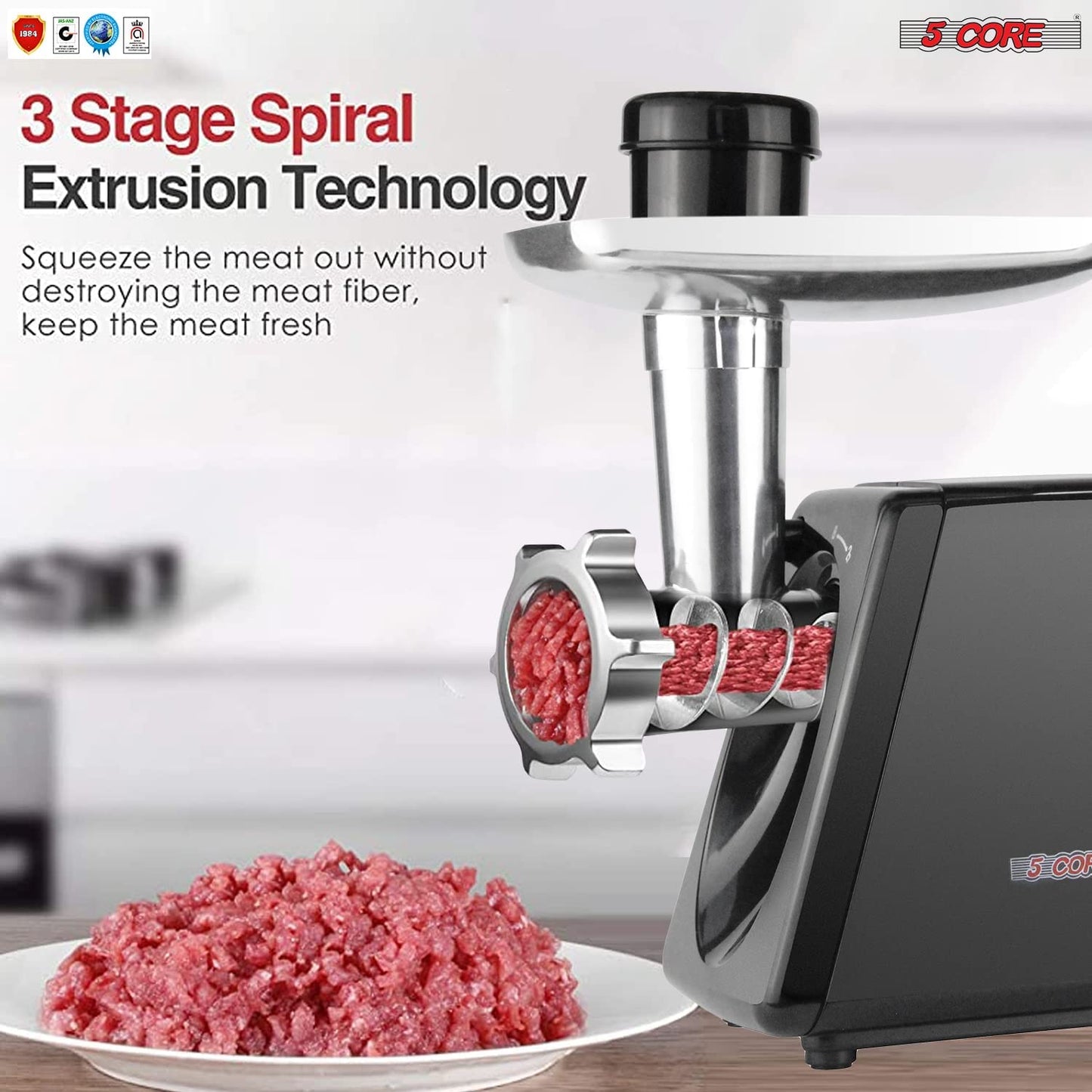 Electric Meat Grinder Machine Stainless Steel MG 02 BLKMG 02 BLK