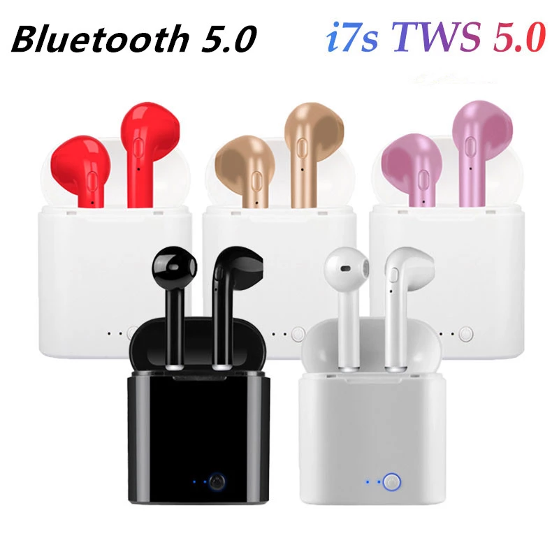 Tai nghe không dây Bluetooth i7s TWS dành cho iPhone Huawei Samsung