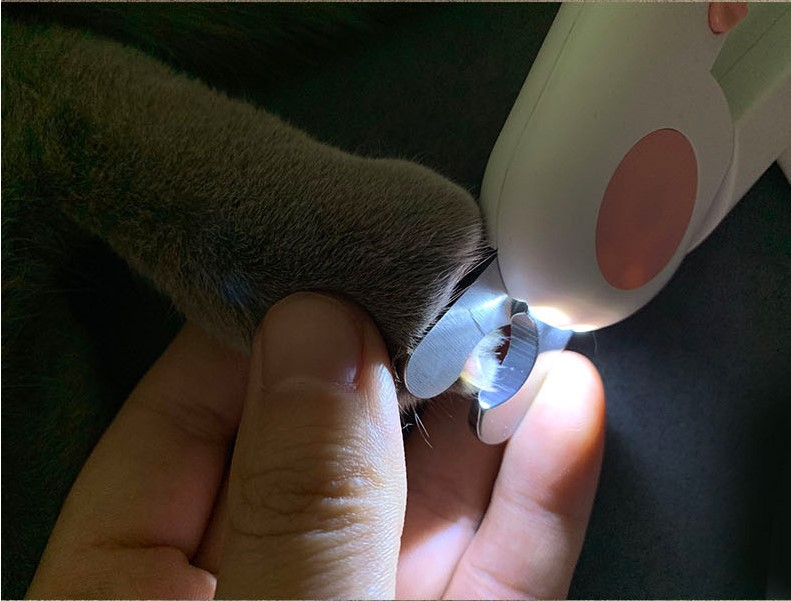 宠物指甲剪 LED 猫指甲钳修剪器