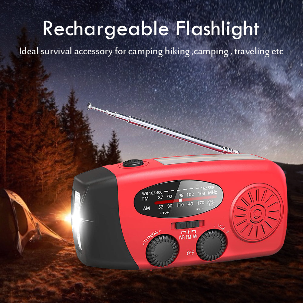 Emergency Hand Crank Radio Solar Power Bank