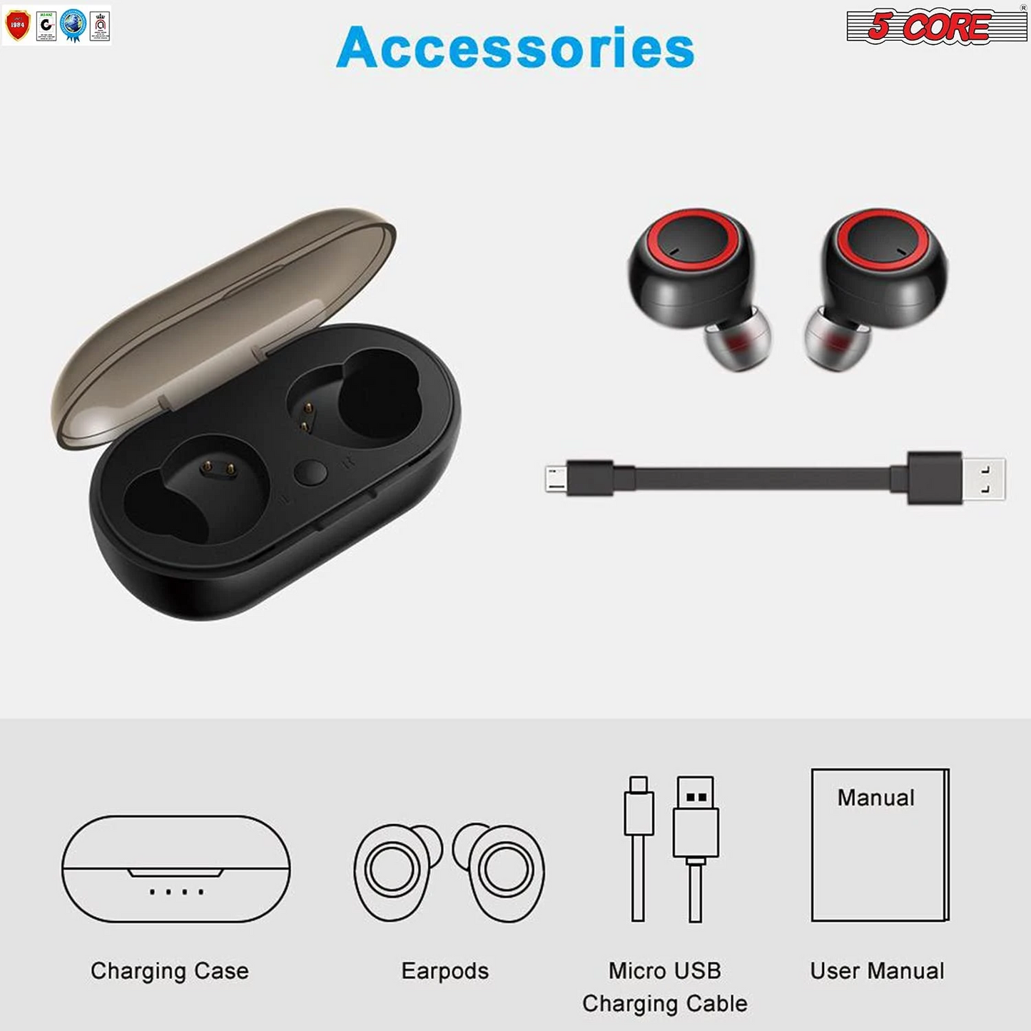 Tai nghe Bluetooth không dây TWS Tai nghe Bluetooth Earpods