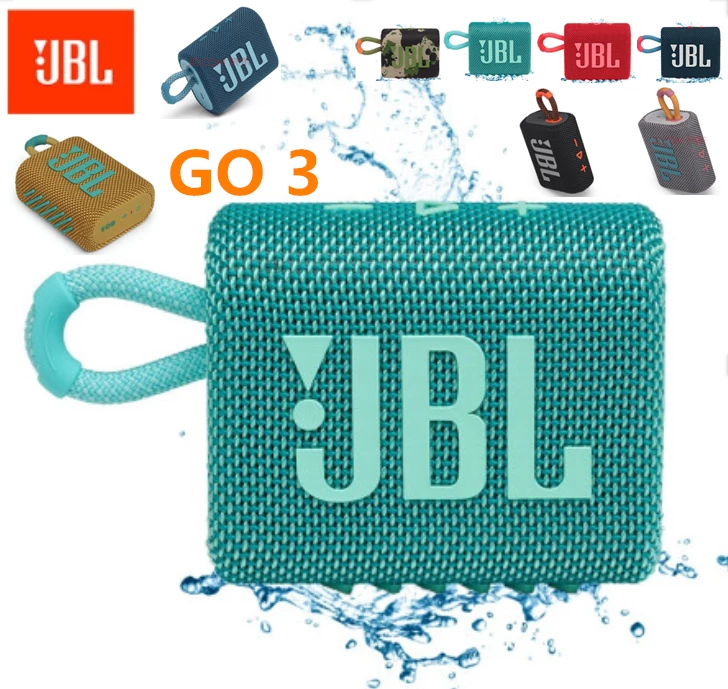 JBL GO 3 Waterproof  Wireless Sport Bluetooth Stereo Speaker - Remarkable Choice