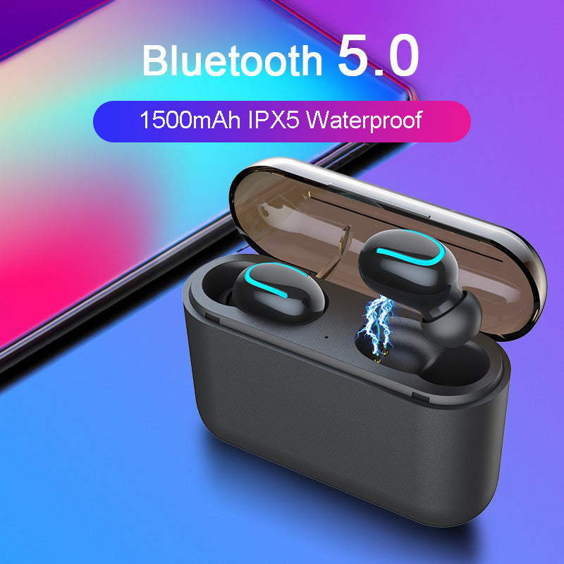 Tai nghe không dây Bluetooth 5.0 TWS kèm pin dự phòng 1500 mAh