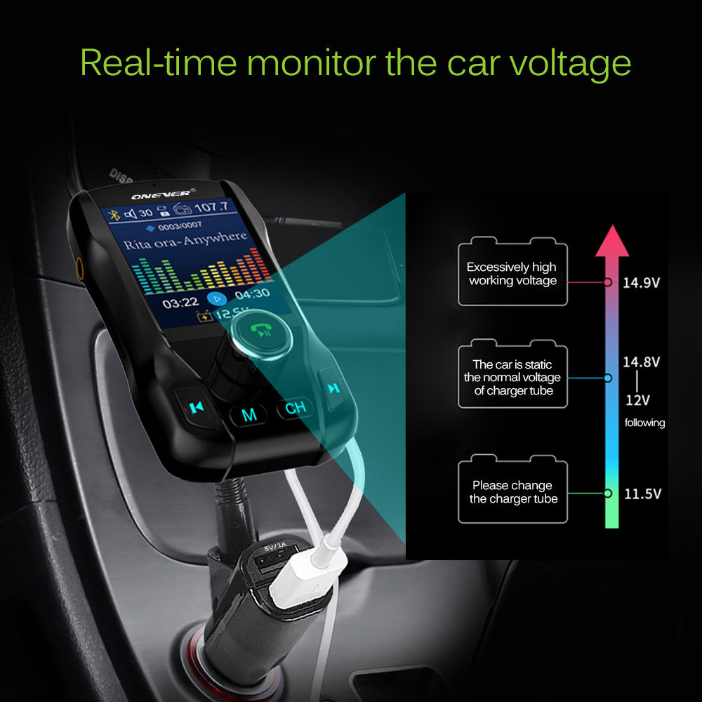 Bluetooth FM Transmitter for Car Bluetooth V3.0