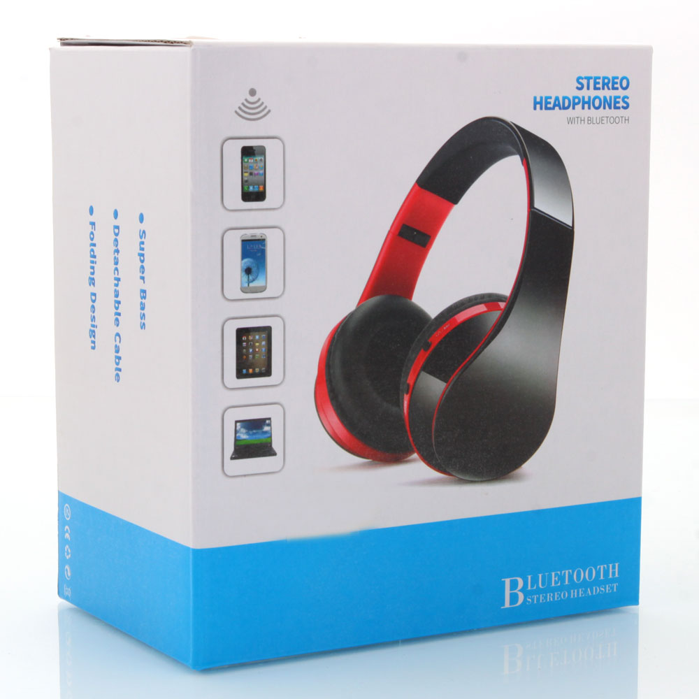 Foldable Headset Wireless Bluetooth Headphone With Mic