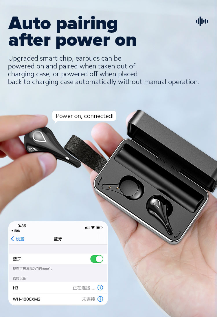 Hifi Stereo TWS Wireless Bluetooth V5.0 Earphones - Remarkable Choice