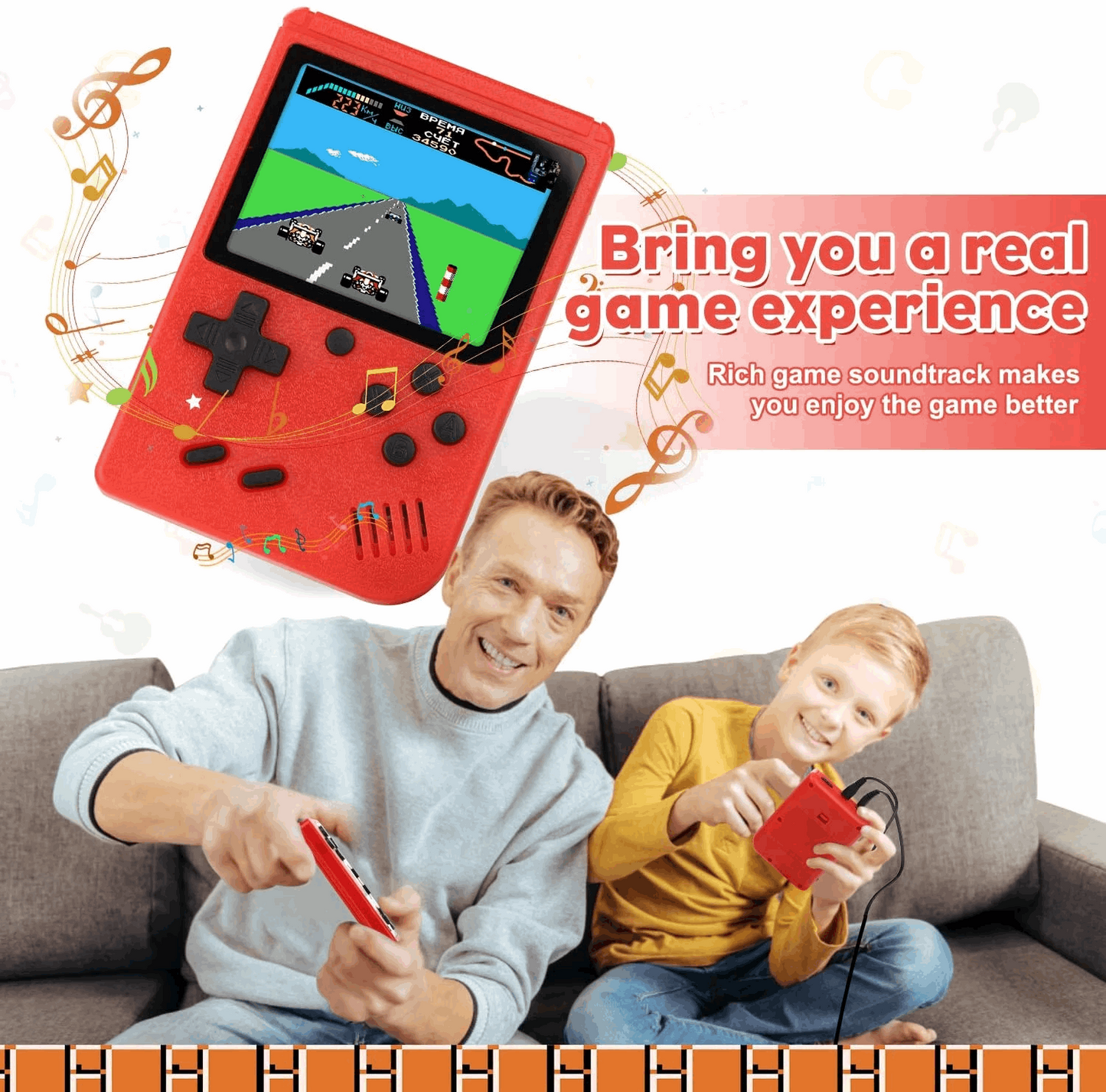 3.0 Inch Retro Portable Mini Handheld Video Game Console