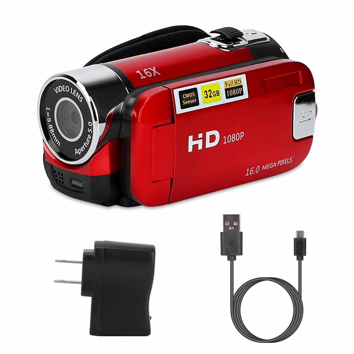 2.7in 16X Zoom DV Camera HD 1080P Digital Video Camcorder