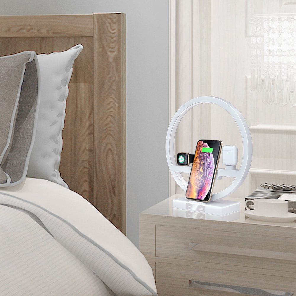 3 in 1 Fast Wireless Charger Dock Station US PLUG