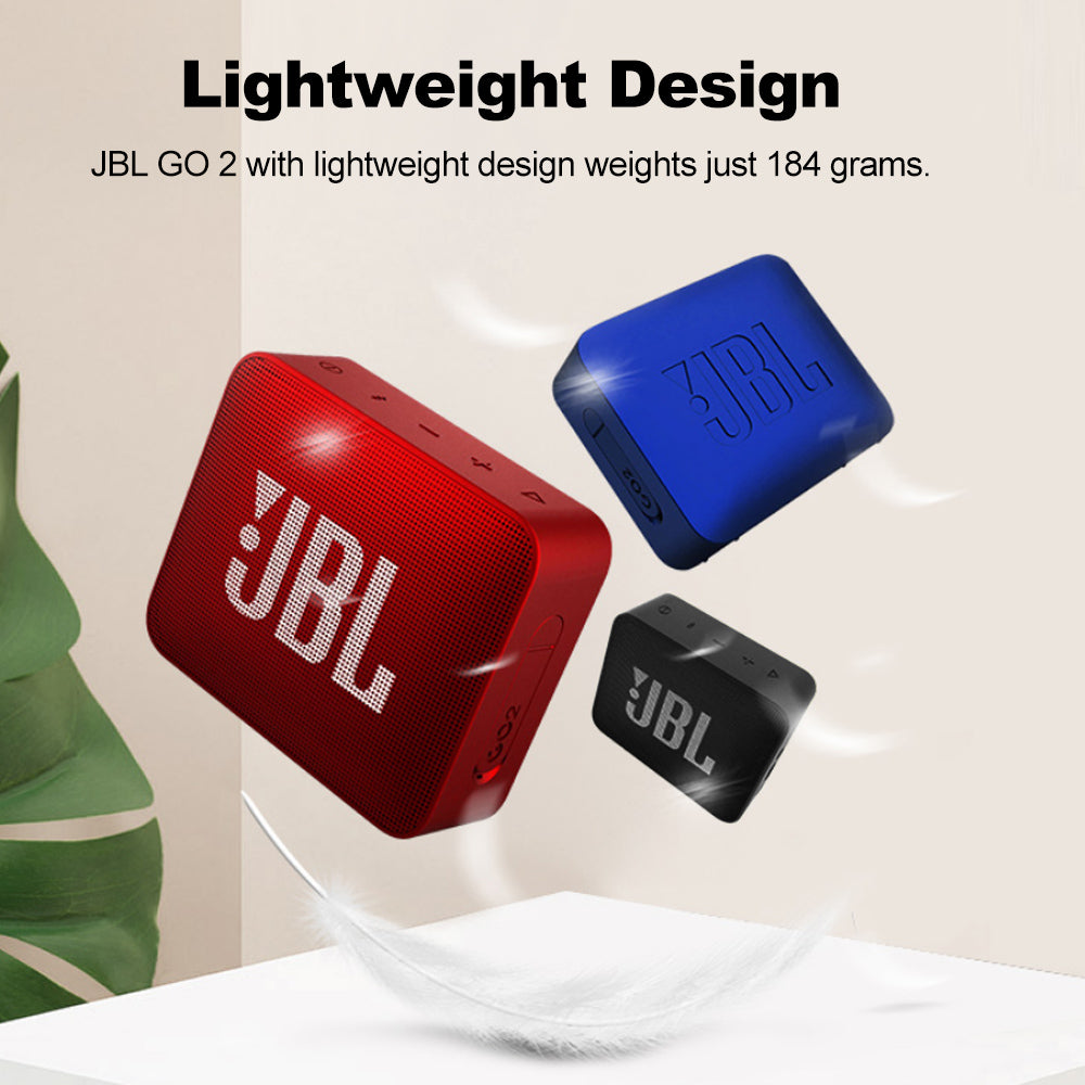 IPX7 防水无线便携式 JBL GO2 蓝牙音箱