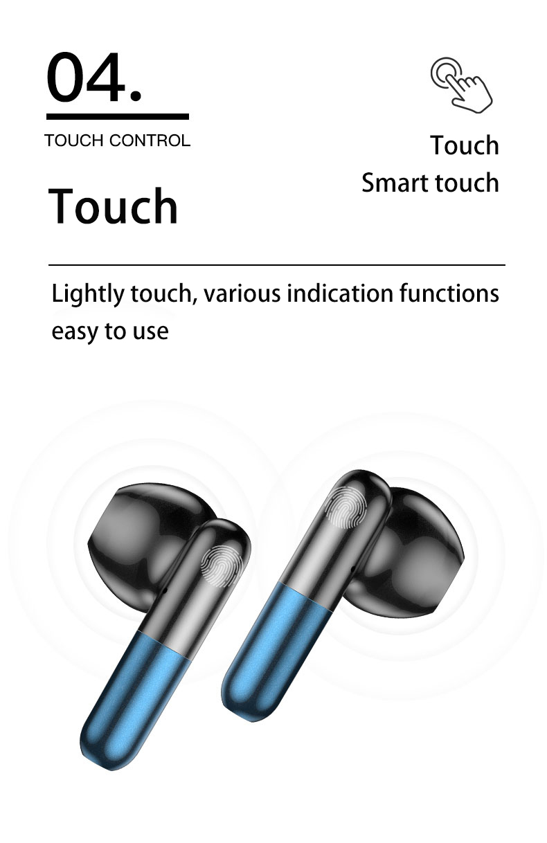 Tai nghe không dây Bluetooth TWS thể thao HIFI Stereo thoải mái khi đeo