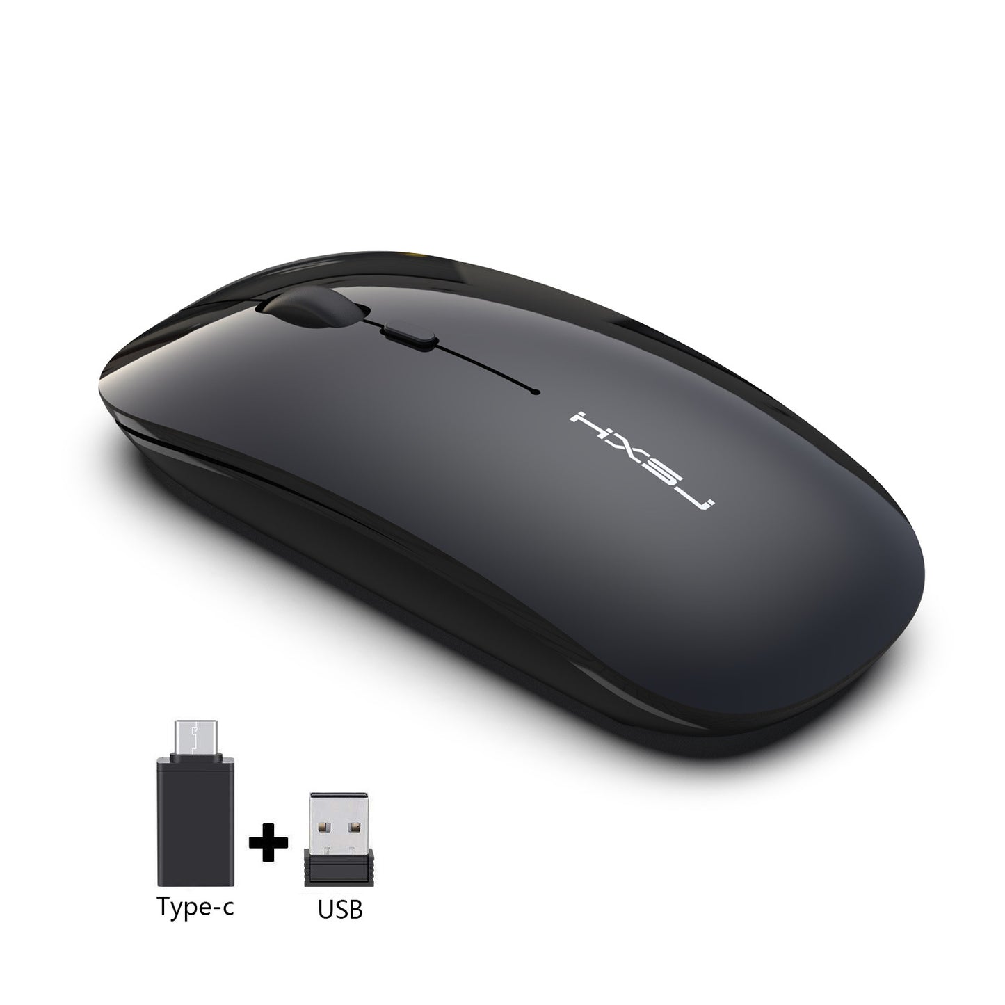 HXSJ M60 Rechargeable Wireless Mouse Mute Mouse