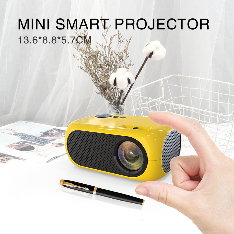 Mini projector 360P home led portable mini projector HD 1080