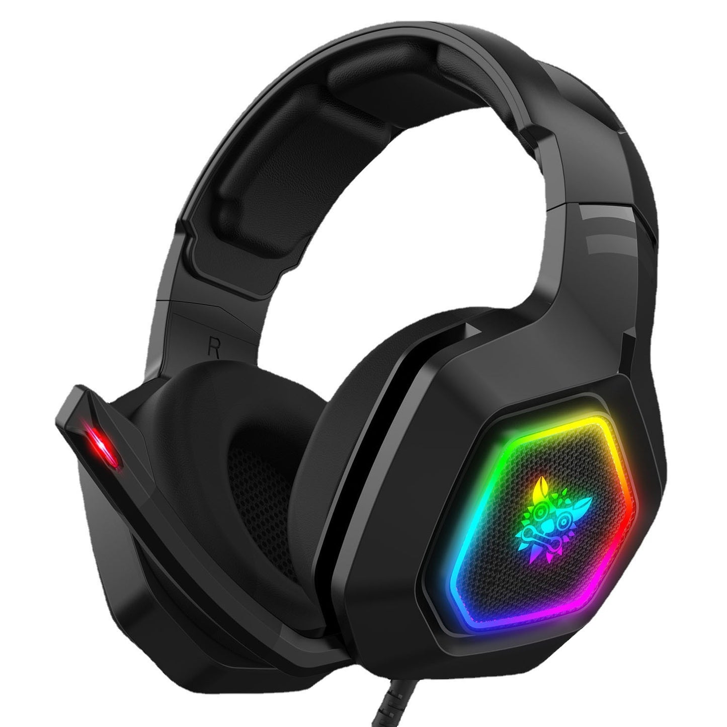 Onikuma K10 E-sports Headset Game RGB Light Wired Computer Headset