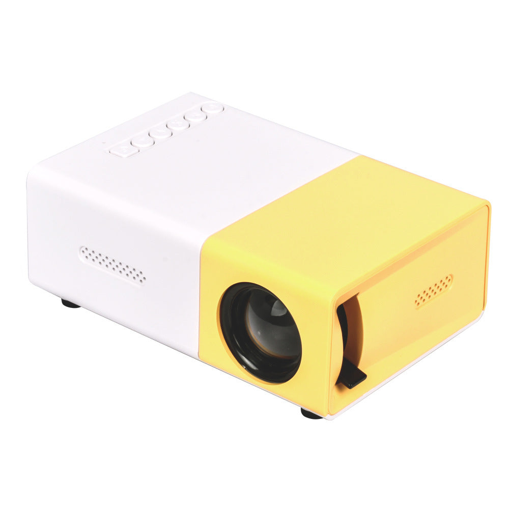 YG300 Mobile Phone Same Screen Mini Projector Home Portable HD 1080 Projector Home Projector